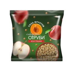 Сибирские Отруби "Сила фруктов" пакет 100 г хрустящие
