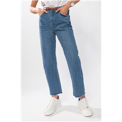 Укороченные джинсы из 100% хлопка, D54.202