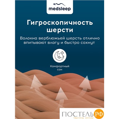 MedSleep SONORA Подушка детская стег 40х60,1пр.,хлопок/вербл.шерсть/микровол.