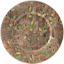 Большая тарелка Листва из коллекции Ramboullet, Gien