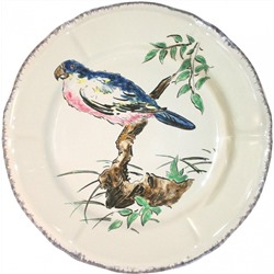 Тарелка под второе Попугай из коллекции Grands Oiseaux, Gien