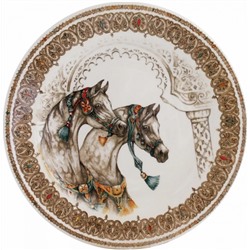Десертная тарелка  Бок о бок из коллекции Кони ветра / Chevaux du Vent , Gien
