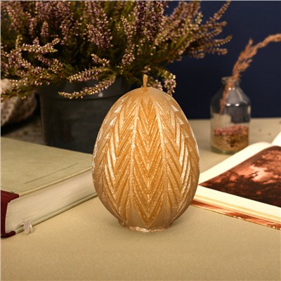 Свеча декоративная "Пасхальное яйцо", 5х5х6,5 см
