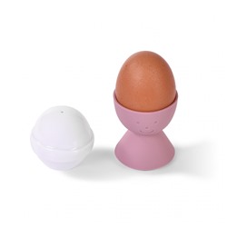 8712 FISSMAN Подставка для яйца с солонкой 5 см (керамика, силикон)