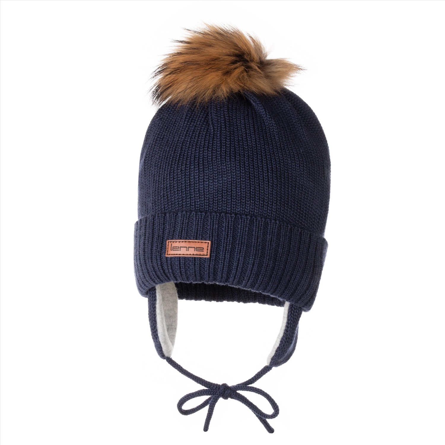 beanie with real fur