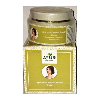 Ayurvedic Herbal BEAUTY Cream, Ayur Ganga (Аюрведический хербал крем БЬЮТИ), 30 г.