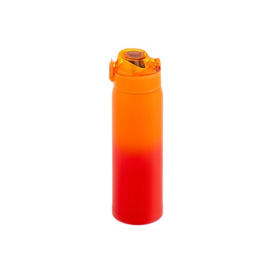 Термокружка 500 мл 6,5*6,5*24 см "Красно-оранжевая"