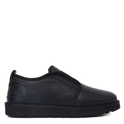 Ugg Mens Slippers Flex Leather Black