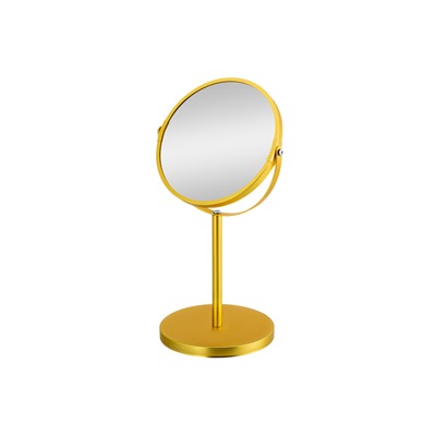 Зеркало двустороннее на подставке 18,5*15*34,5 см "Золотое"