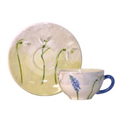 Чашка для чая с блюдцем 2 шт из коллекции Алиса, GIEN