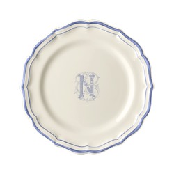 Десертная тарелка, белый/голубой  FILET BLEU N,Gien