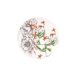 Тарелка обеденная Тропические цветы, 27,5 см, 60471