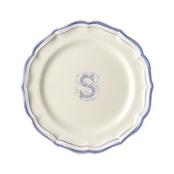 Десертная тарелка, белый/голубой  FILET BLEU S,Gien