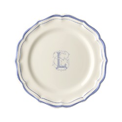 Десертная тарелка, белый/голубой  FILET BLEU L,Gien