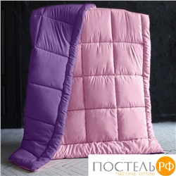 Одеяло 'Sleep iX' MultiColor 250 гр/м, 200х220 см, (цвет: Магнолия+Темно-Фиолетовый) Код: 4605674222046