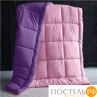 Одеяло 'Sleep iX' MultiColor 250 гр/м, 200х220 см, (цвет: Магнолия+Темно-Фиолетовый) Код: 4605674222046