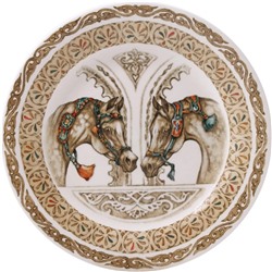 Тарелки для канапе 4 шт из коллекции Кони ветра / Chevaux du Vent , Gien