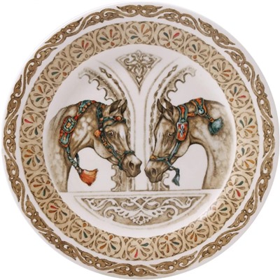 Тарелка для канапе из коллекции Кони ветра / Chevaux du Vent , Gien