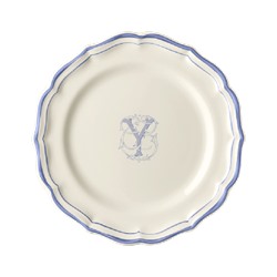 Десертная тарелка, белый/голубой  FILET BLEU Y,Gien