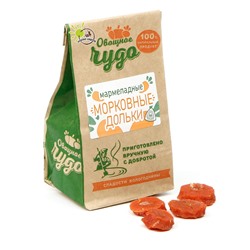 Вологодские цукаты Мармеладные морковные дольки из Вологды 110гр
