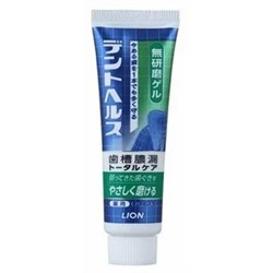 249023 LION Гелевая зубная паста "Dent Health Smooth Gel" для профилактики опущения, кровоточивости десен и неприятного запаха изо рта 85г/