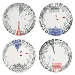 Тарелки десертные 4 шт  из коллекции Ах..Париж! / Ca c'est Paris ! , Gien