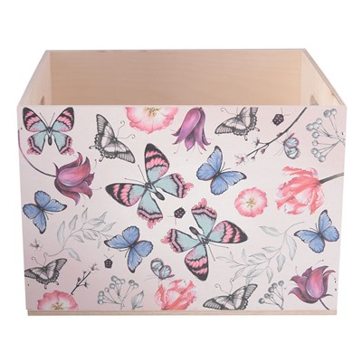 Ящик декоративный "Бабочки", 30х25х20см, 4диз