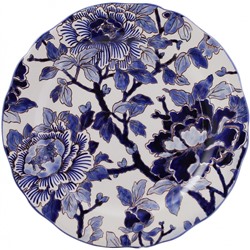 Тарелка десертная из коллекции Pivoines Bleues, Gien