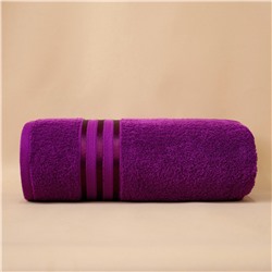Набор из 3 полотенец Harmonika цвет: пурпурный (30х50 см, 50х80 см, 70х130 см)