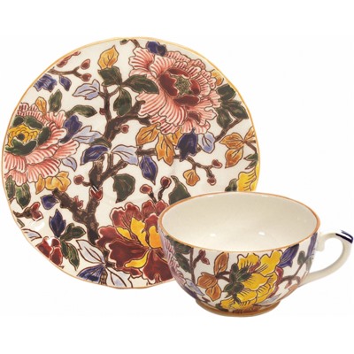 Чашка чайная с блюдцем из коллекции Pivoines, Gien