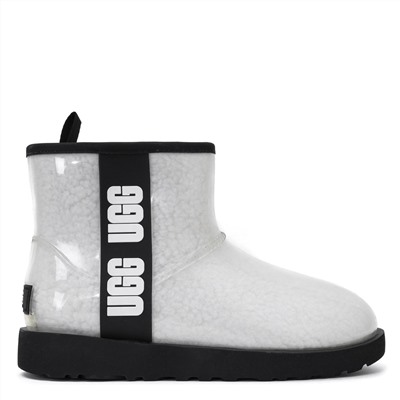 Ugg Classic Clear Mini White Black