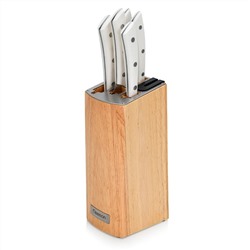 2743 FISSMAN Набор ножей 6 пр. ULM в деревянной подставке (X30Cr13 сталь)