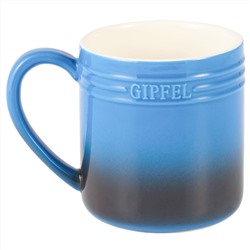 51877 GIPFEL Кружка CLIFF 430 мл, 1 шт. Цвет: синий. Материал: керамика.