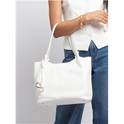 Женская кожаная сумка Richet 2535LGU 256 Белый