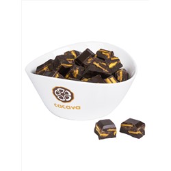 Тёмный шоколад с кусочками манго, 70 % какао (Эквадор), в наличии с 23 января 2024 г.