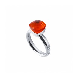 Кольцо Firenze orange glow 18.5 мм Qudo