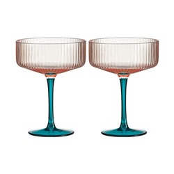 Набор бокалов для коктейля Modern Classic, розовый-зелёный, 0,25 л, 2 шт, 62722