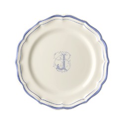 Десертная тарелка, белый/голубой  FILET BLEU J,Gien