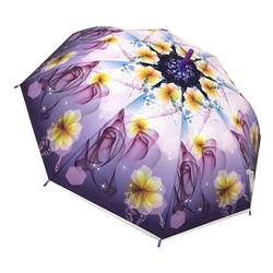 Зонт "Цветы", полуавтоматический, диаметр 95см