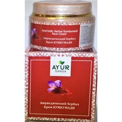 Ayurvedic Herbal KUMKUMADI Face Cream, Ayur Ganga (Аюрведический хербал крем КУМКУМАДИ), 30 г.
