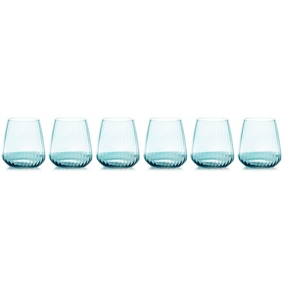 Набор стаканов для виски Opium, голубой, 0,45 л, 6 шт, 62796