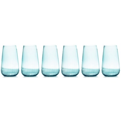 Набор стаканов для воды Opium, голубой, 0,57 л, 6 шт, 62797