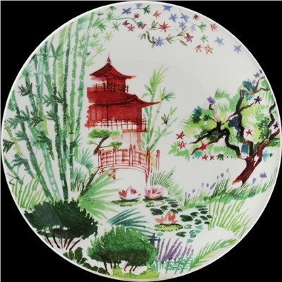 Тарелка под канапе Япония из коллекции  Jardins Extraordinaires, GIEN