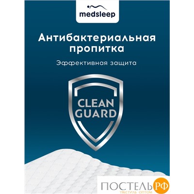 MedSleep МЕМОРИ ЭРГО КУЛ бел Подушка анатомическая 58x39x10/12, 1 пр., плстр/пенополиуретан