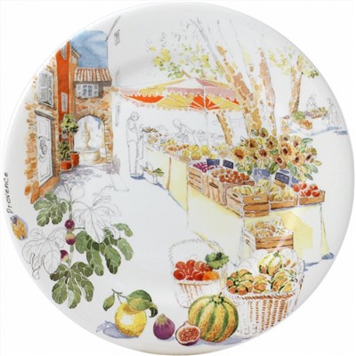 Тарелка десертная Рынок из коллекции Provence, Gien