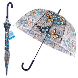Зонт "Бал бабочек", полуавтоматический, диаметр 80 см