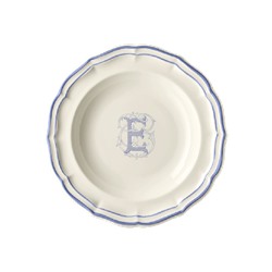 Суповая тарелка, белый/голубой  FILET BLEU E,Gien