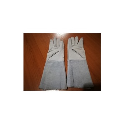 Перчатки-краги для работы с колючими кустарниками (размер 7). цвет серый