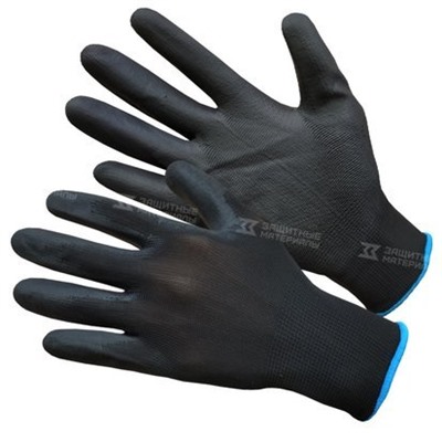 Нейлоновые перчатки с полиуретановым покрытием (размер 7) (упаковка 10 пар)