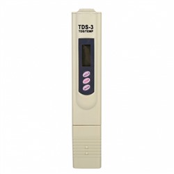 Портативный цифровой TDS-3 тестер для проверки качества и температуры воды